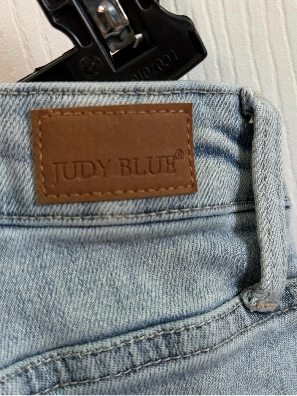 Judy Blue Light Blue Ripped Skinny Jeans
